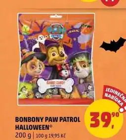Penny Market BONBONY PAW PATROL HALLOWEEN, 200 g nabídka
