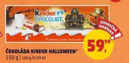 Penny Market ČOKOLÁDA KINDER HALLOWEEN, 150 g nabídka