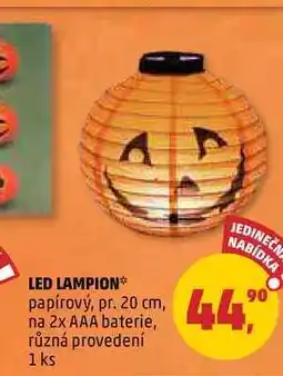 Penny Market LED LAMPION, 1 ks nabídka
