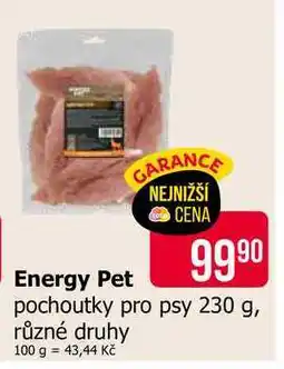 Teta Energy Pet pochoutky pro psy 230 g, různé druhy nabídka