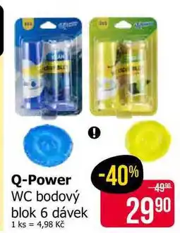 Teta Q-Power WC bodový blok 6 dávek nabídka