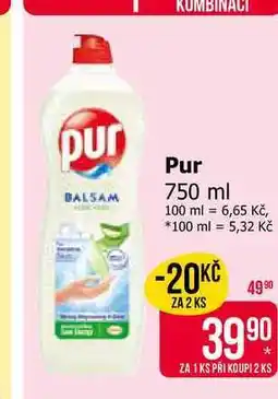 Teta Pur prostředek na ruční mytí nádobí 750ml, vybrané druhy nabídka