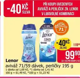Teta Lenor Unstoppables Vonné Perličky 195g, vybrané druhy nabídka