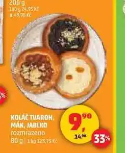 Penny Market KOLÁČ TVAROH, MÁK, JABLKO, 80 g nabídka