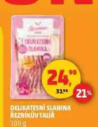 Penny Market DELIKATESNÍ SLANINA ŘEZNÍKŮV TALÍŘ, 100 g nabídka