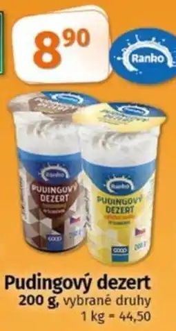 Coop Pudingový dezert nabídka
