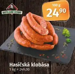Coop Hasičská klobása nabídka