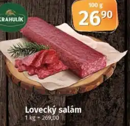 Coop Lovecký salám nabídka