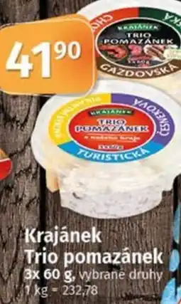 Coop Krajánek Trio pomazánek nabídka