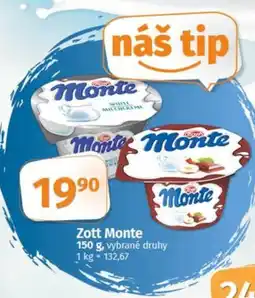 Coop Zott Monte nabídka
