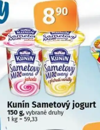 Coop Kunín Sametový jogurt nabídka