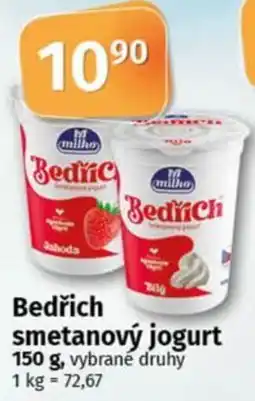 Coop Bedřich smetanový jogurt nabídka