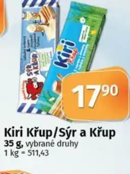 Coop Kiri Křup/Sýr a Křup nabídka