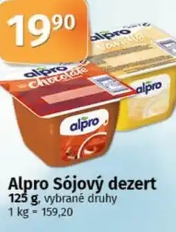 Coop Alpro Sójový dezert nabídka