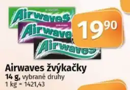 Coop Airwaves žvýkačky nabídka