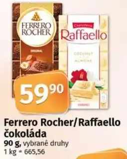 Coop Ferrero Rocher/Raffaello čokoláda nabídka
