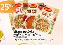 Coop Vitana polévka nabídka