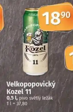 Coop Velkopopovický Kozel 11 nabídka