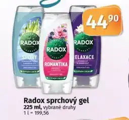 Coop Radox sprchový gel nabídka