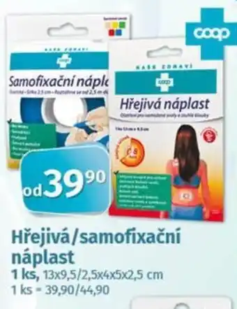 Coop Hřejivá/samofixační náplast nabídka