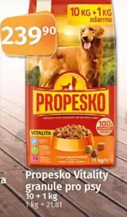 Coop Propesko Vitality granule pro psy nabídka