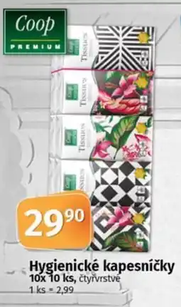 Coop Hygienické kapesníčky nabídka