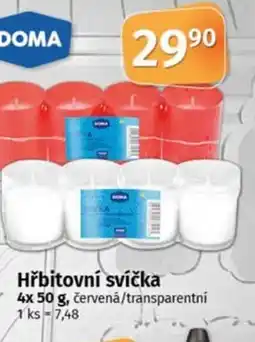 Coop DOMA Hřbitovní svíčka nabídka