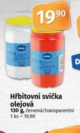 Coop Hřbitovní svíčka olejová nabídka