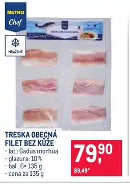 Makro Treska obecná filet bez kůže nabídka