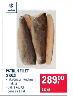 Makro Pstruh filet skůží nabídka