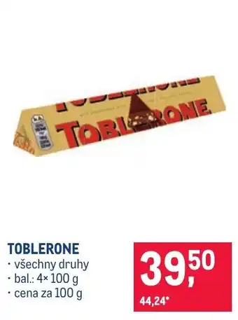 Makro Toblerone nabídka