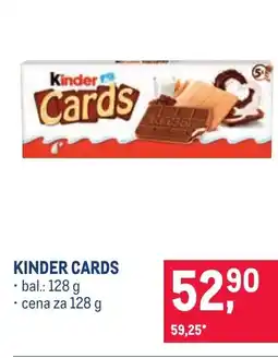 Makro Kinder cards nabídka