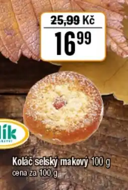 TEMPO Koláč selský makový nabídka