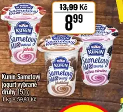 TEMPO Kunin Sametový jogurt nabídka