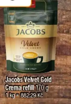 TEMPO Jacobs Velvet Gold Crema refill nabídka