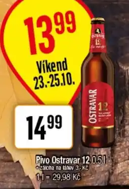 TEMPO Pivo Ostravar 12 nabídka