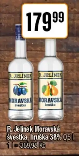 TEMPO R. Jelinek Moravská švestka, hruška 38% nabídka