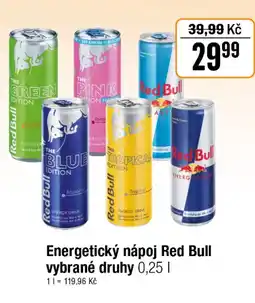 TEMPO Energetický nápoj Red Bull nabídka