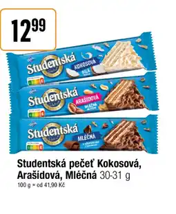 TEMPO Studentská pečeť Kokosová, Arašídová, Mléčná nabídka