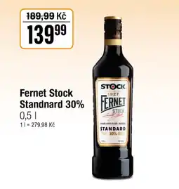 TEMPO Fernet Stock Standnard 30% nabídka