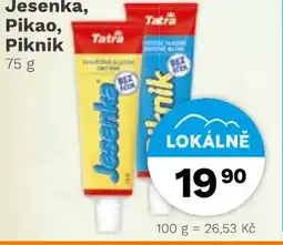 Konzum Tatra Jesenka, Pikao, Piknik nabídka