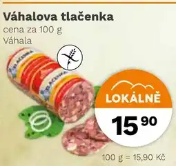 Konzum Váhalova tlačenka nabídka