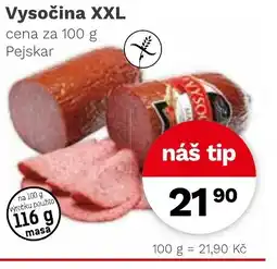 Konzum Vysočina XXL nabídka