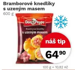 Konzum Bramborové knedlíky s uzeným masem nabídka