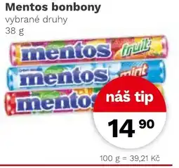 Konzum Mentos bonbony nabídka