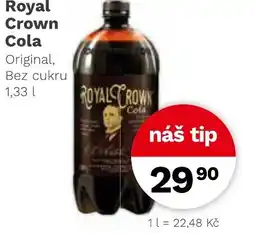 Konzum Royal Crown Cola nabídka