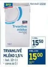 Makro Trvanlivé mléko 1,5 nabídka