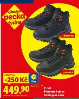 Lidl CRIVIT Premium kožená trekingová obuv nabídka