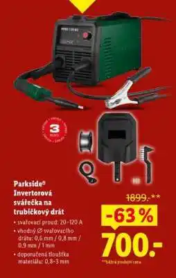 Lidl PARKSIDE Invertorová svářečka na trubičkový drát nabídka