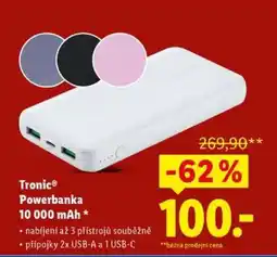 Lidl TRONIC POWERBANKA 10 000 mAh nabídka